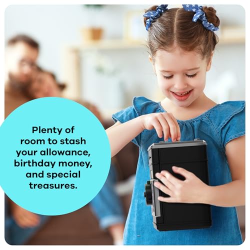 Piggy Bank for Kids - Electronic Money Saving Box w/Code- ATM Safe - Toy Coin Bank - Gifts for Boys Toys for Age 3, 4, 5, 6, 7, 8, 9 - Birthday Gifts for 8, 9, 10, 11, 12