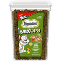 Temptations MixUps Crunchy and Soft Cat Treats, Catnip Fever, 16 oz | Chicken, catnip & cheese flavor, crunchy outside, soft inside, under 2 cal/treat, 100% complete & balanced, resealable tub