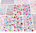 EODIEBN 3228pcs Gems Stickers, Self Adhesive Rhinestone Jewel Gems | Acrylic Gems DIY Craft Decorative Diamond Stickers, Assorted Shapes Jewels Rhinestones Sticker, Gem Sticker Crafts Set