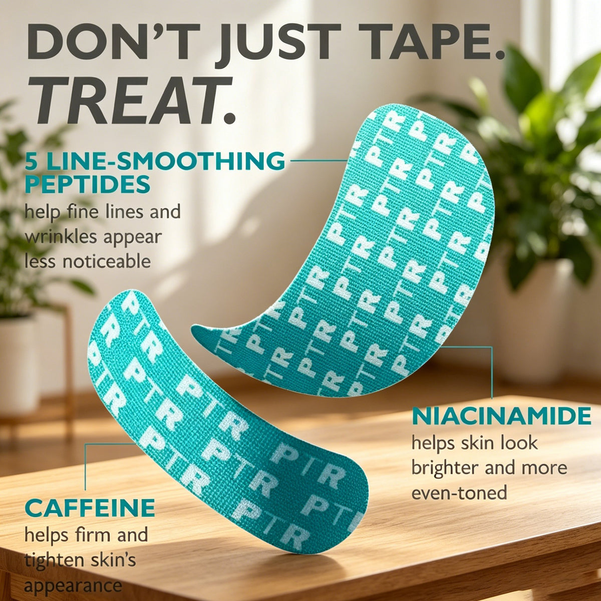 Peptide-Infused Overnight Face & Eye Smoothing Tape