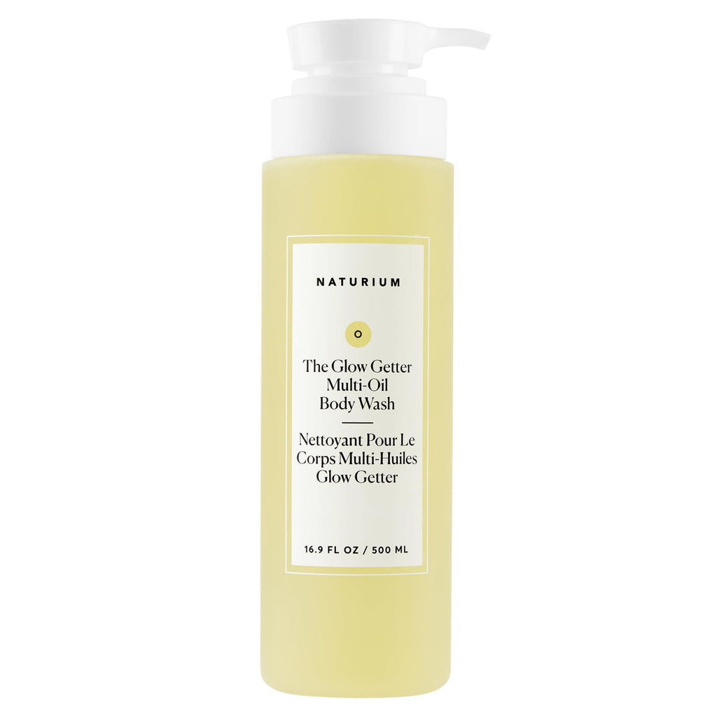 Naturium The Glow Getter Multi-Oil Body Wash, 16.9 fl oz | Nourishing Gentle Cleanser, Dissolves Impurities, Hydrating Base Protects Essential Moisture, for All Skin Types
