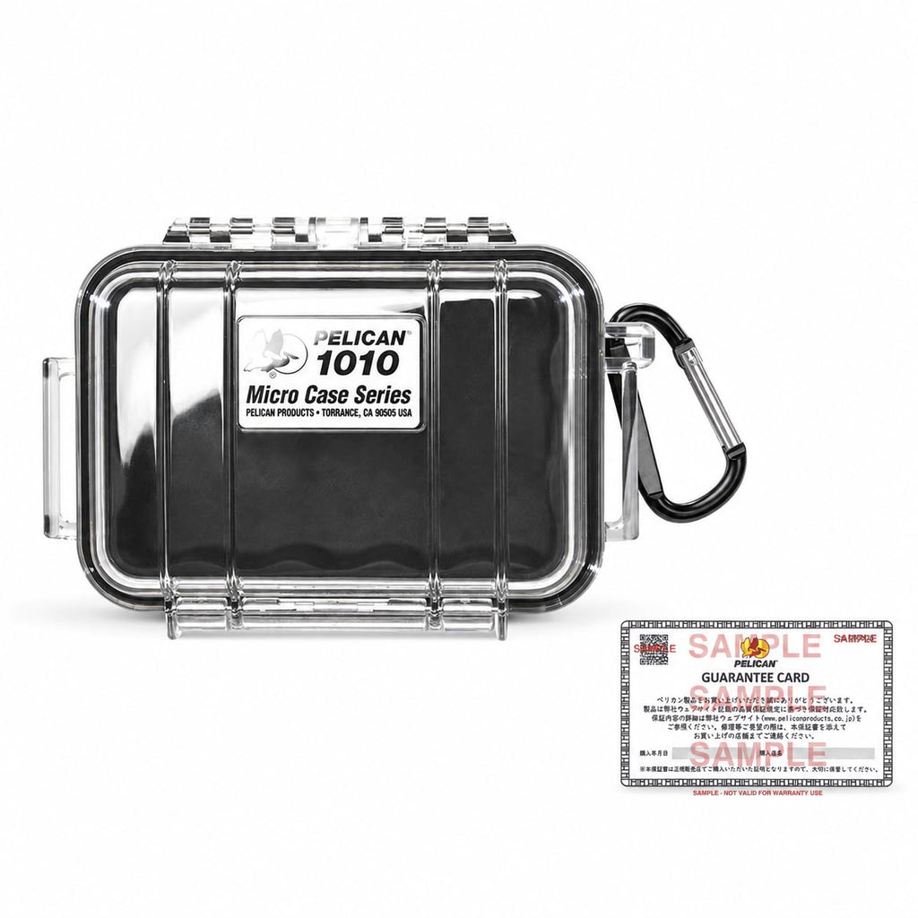Pelican 1010 Micro Case (Black/Clear)