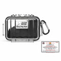 Pelican 1010 Micro Case (Black/Clear)