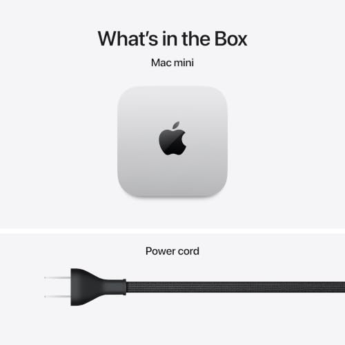 Apple 2026 Mac mini Desktop Computer M6 chip | 12‑core CPU and 12‑core GPU, 16GB Unified Memory, 256GB SSD Storage