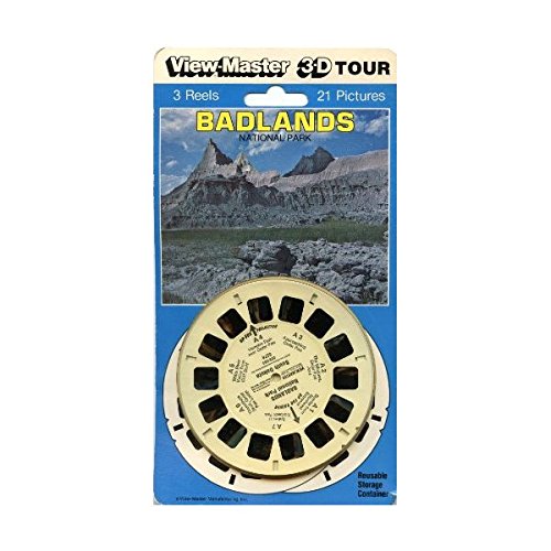 3Dstereo Badlands National Park - Classic ViewMaster - 3 Reels Set - NEW