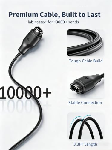 Superer Durable Charger for Garmin Watch Charger Cable