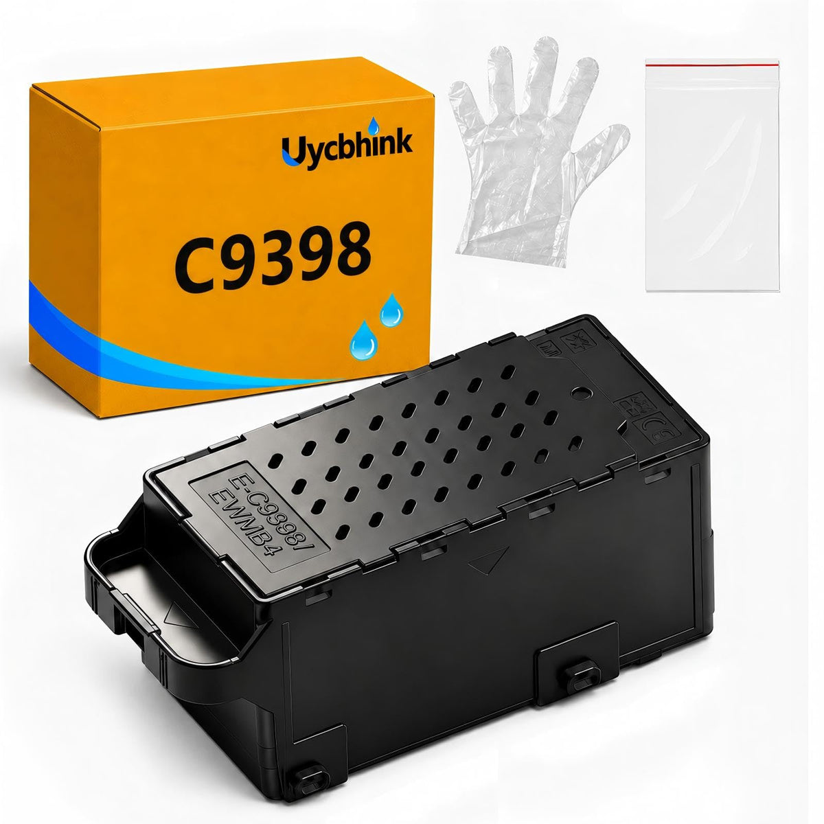 C9398 Ink Maintenance Box Compatible with ET-2418 ET-2900 ET-2903 ET-4903 | ET-1910 ET-1913 ET-2410 Printer, High Capacity, New Chip 100% Compatible C9398 Maintenance Box