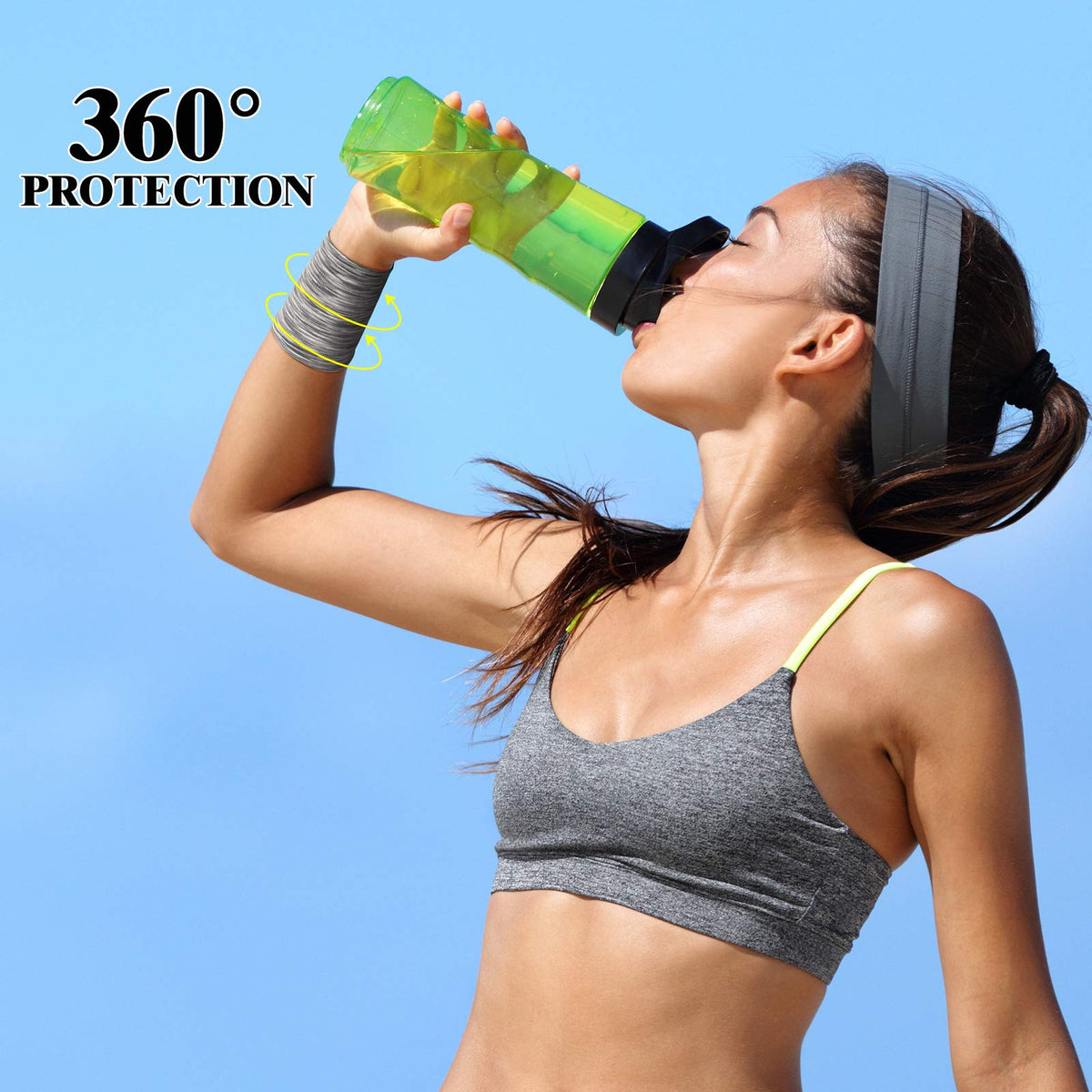12 Pcs Cooling Sweat Wristband