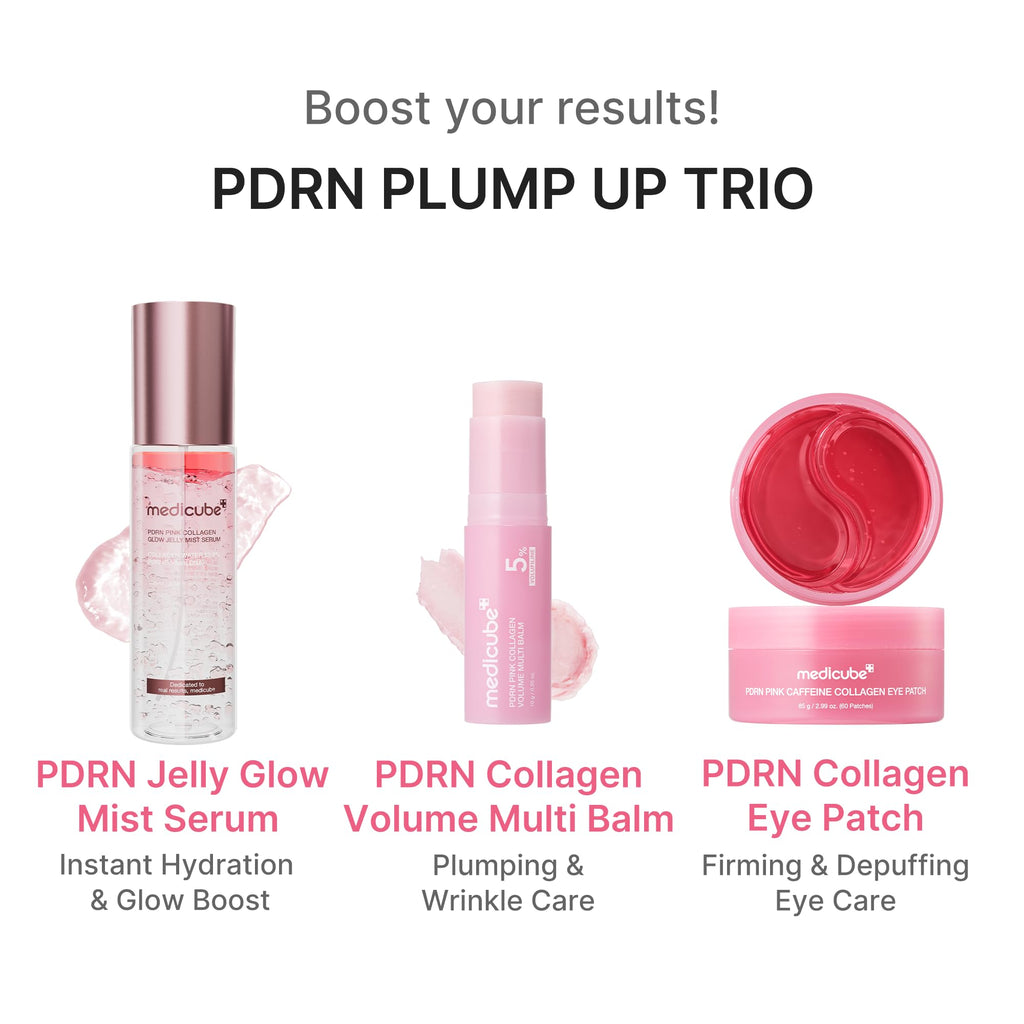 medicube PDRN Collagen Volume Multi Balm Stick, Firming Face & Body Balm | Volufiline, NAD Stick Balm for the Look of Fine Lines, Under-Eyes, Neck, Plumping & Radiance for Line Care, Korean Skincare