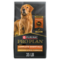 Purina Pro Plan Complete Essentials Chicken & Rice Dry Dog Food, 35 lb Bag | Shredded Blend crunchy kibble with tender pieces, real chicken as the first ingredient, live probiotics for digestive health