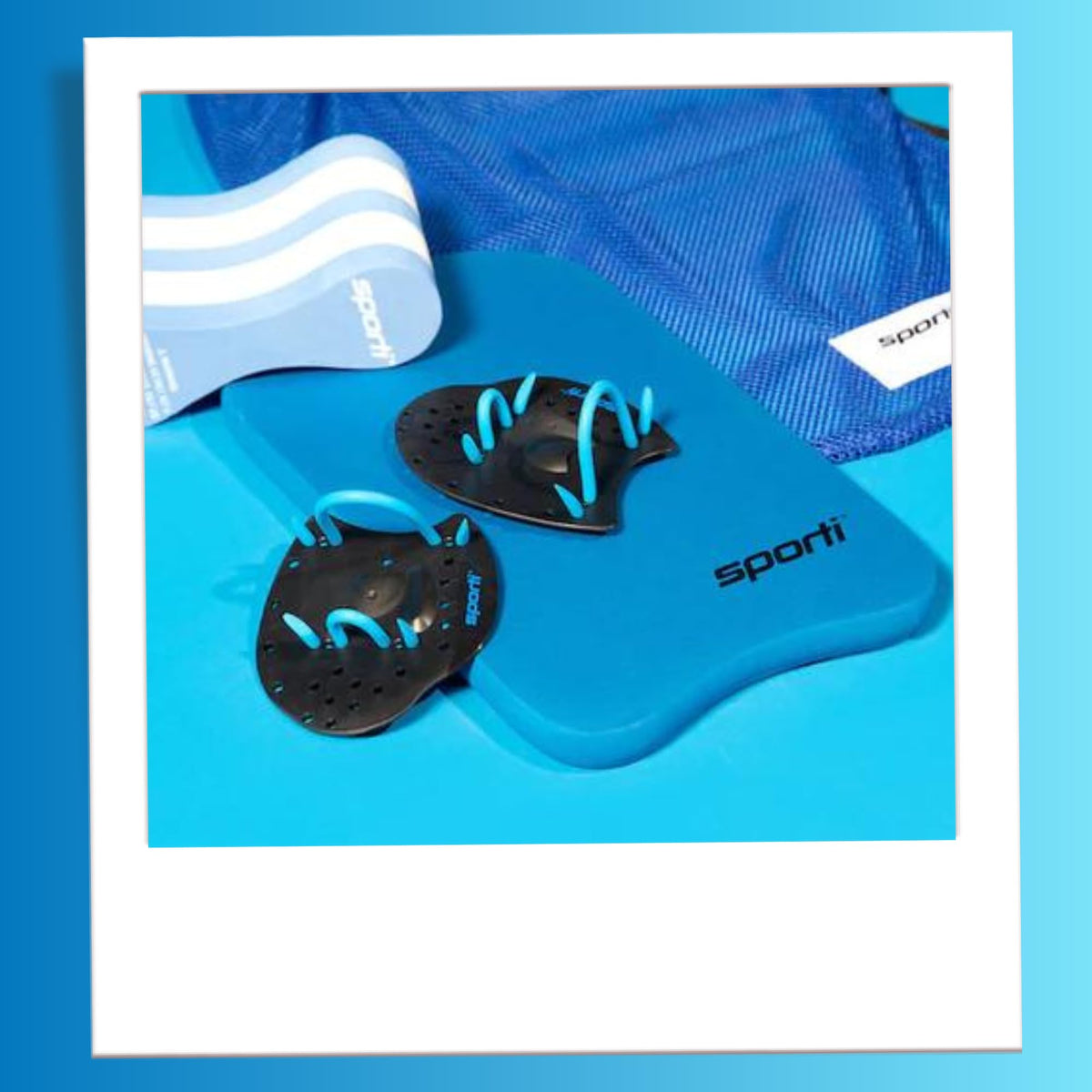 Sporti Junior Swim Training Pull Buoy Leg Float, Swim Lesson Equipments | 8.75 x 3 x 4.5 In, Kids Swim Training Aid, Closed-cell EVA Foam, Stroke Drill Float, Lap Lesson Tool, Swimming Accessories