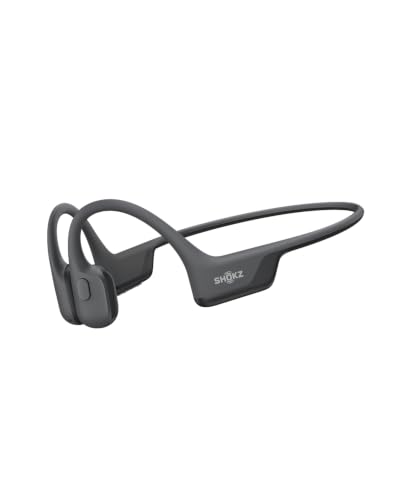 SHOKZ OpenRun Air 2 Bone Conduction Open-Ear Bluetooth Headphones，Black | Bundle with Hair Band；26.4g lightweight; Secure fit; PremiumPitch 3.0 sound; IP67; 10H battery; Running/cycling/hiking
