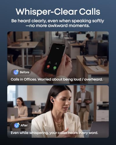 Soundcore Liberty 5 Pro by Anker Noise Cancelling Wireless Earbuds | Anker Thus™ AI Chip delivers Guinness World Records-certified call quality for crystal-clear calls in noisy environments
