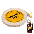 32.8 Feet Oil Lamp Wicks, Each Roll is 1/2-inch Wide Wicks for Oil Lamps, Cotton Oil Lamp Wick Can Be Used As Fuel for Kerosene Lamps, Lanterns and Oil Lamps