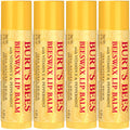 Burt's Bees 100% Natural Moisturizing Lip Balm (Original Beeswax) | Lip Moisturizer with Beeswax, Tint-Free, 100 Percent Natural Origin Conditioning Treatment, Easy to Take Anywhere