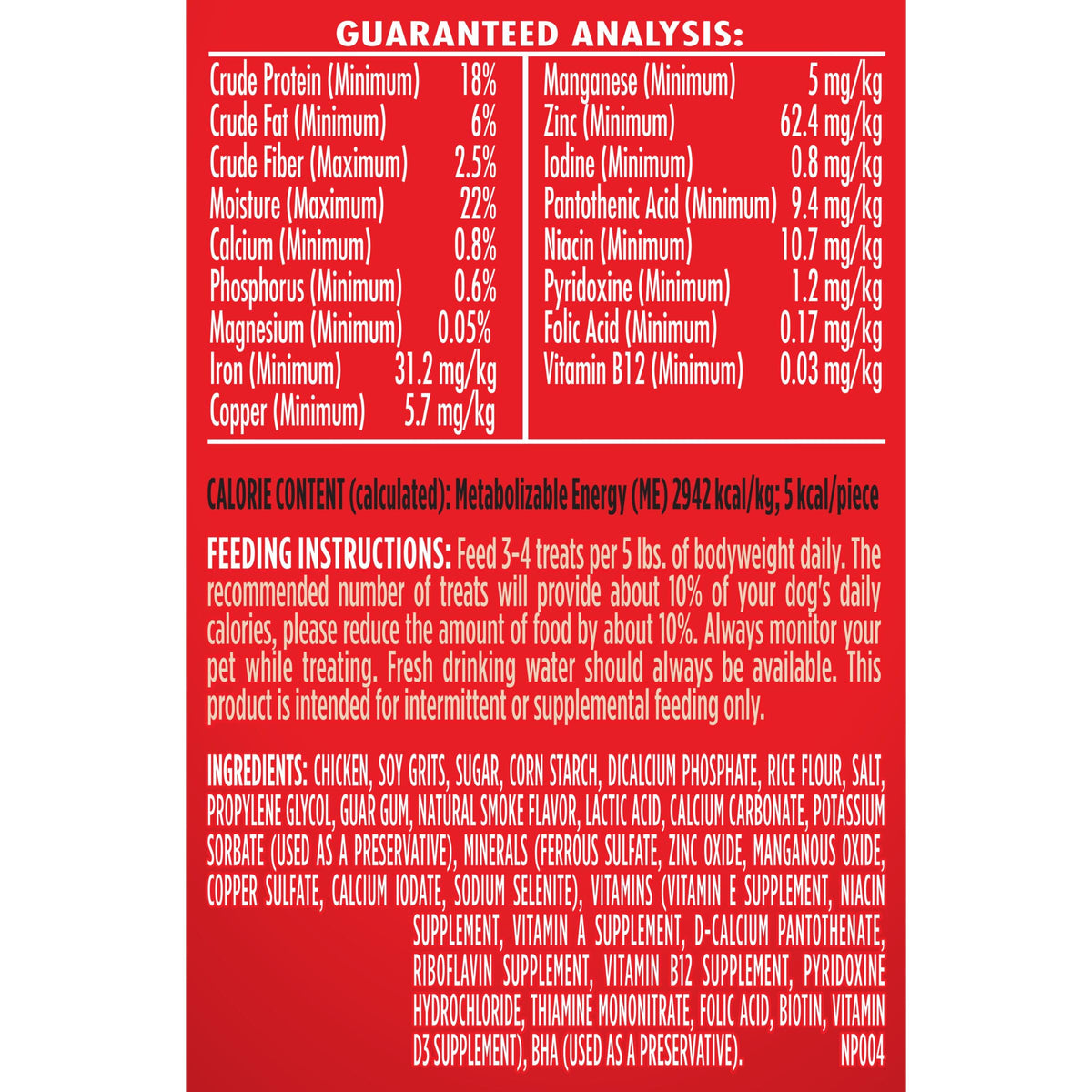 Milk-Bone Soft & Chewy Mini's Dog Training Treats, 18 oz Canister | Made with real chicken breast, small dog treats for training and rewarding, 18% protein, fortified with vitamins and minerals