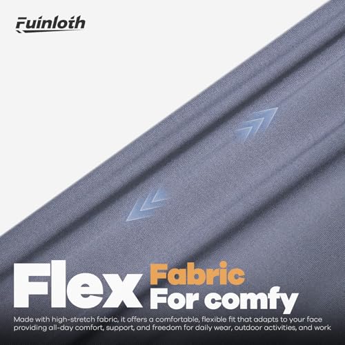 Fuinloth Neck Gaiter, 6 Pack Cooling UV Protection Bandana Face Mask Gator | Breathable Sweat Wicking, UPF 50, Sun Wind Dust Shield, Quick Dry & Washable, 95% Polyester 5% Spandex