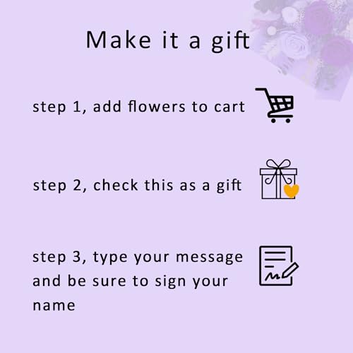 Vrioca Flowers for Delivery, Preserved Flowers Bouquets, Birthday Gifts for Women Mom