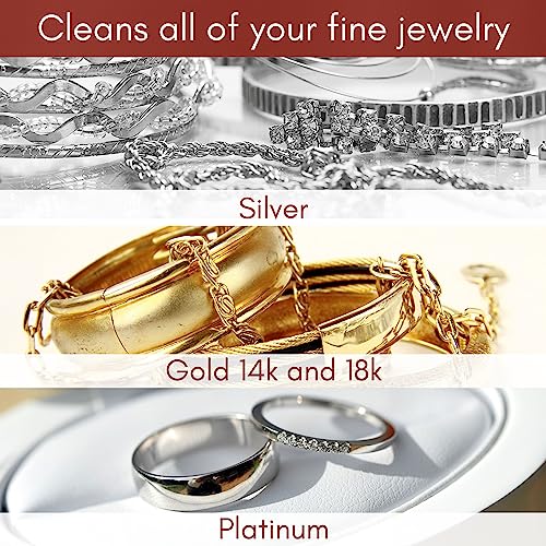 Pro Size Polishing Cleaning Cloth Made in USA for Gold, Silver, Platinum. Pure Cotton Eco Friendly Tarnish Remover Cleaner Large 11 x 14 Inch. Shines Jewelry Like New. Cleans Coins Watches Silverware