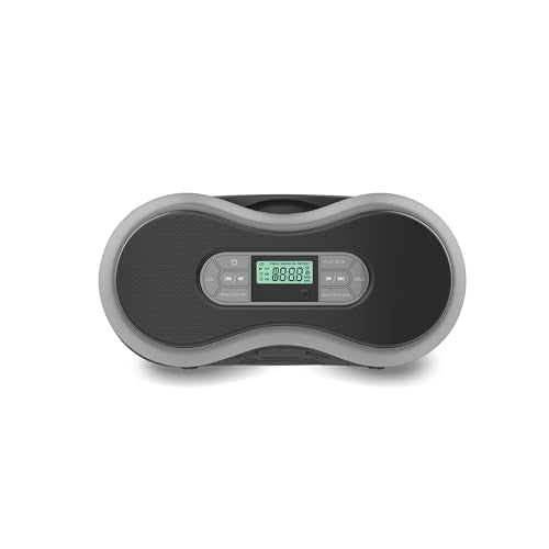 Core Innovations Portable Bluetooth CD Boombox with Digital FM Radio