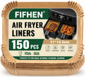 150PC Air Fryer Liners for Ninja Dual, FIFHEN Parchment Paper Air Fryer Liners Disposable, Air Fryer AF300UK AF400UK SL400UK Accessories Compatible with Ninja, Keplin, Tower, Other Dual Zone Air Fryer