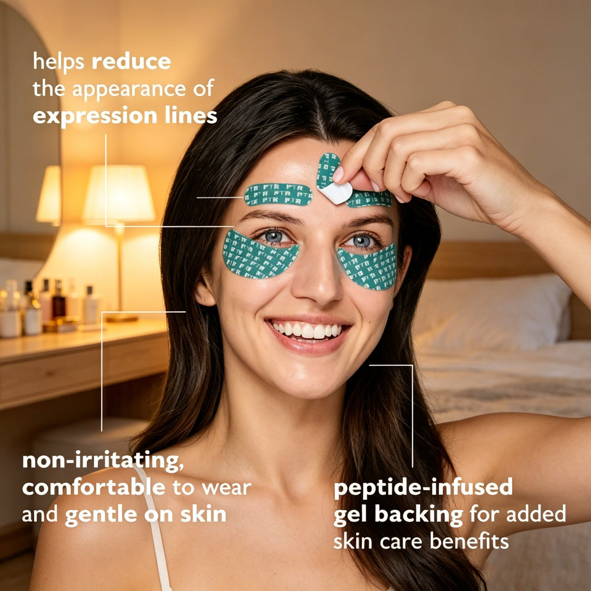 Peptide-Infused Overnight Face & Eye Smoothing Tape