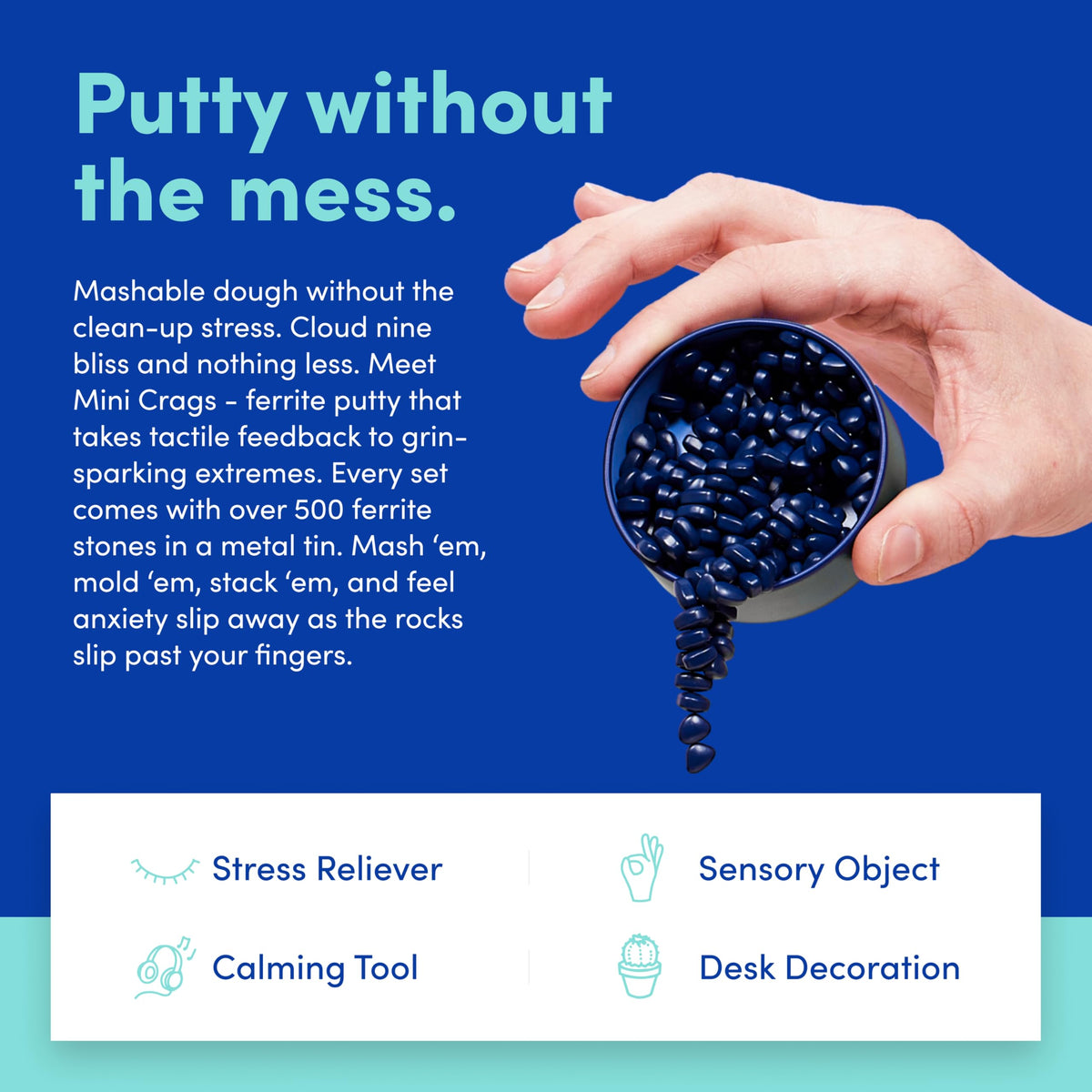 Speks Crags Magnetic Thinking Putty, Sensory Tool for Stress Relief