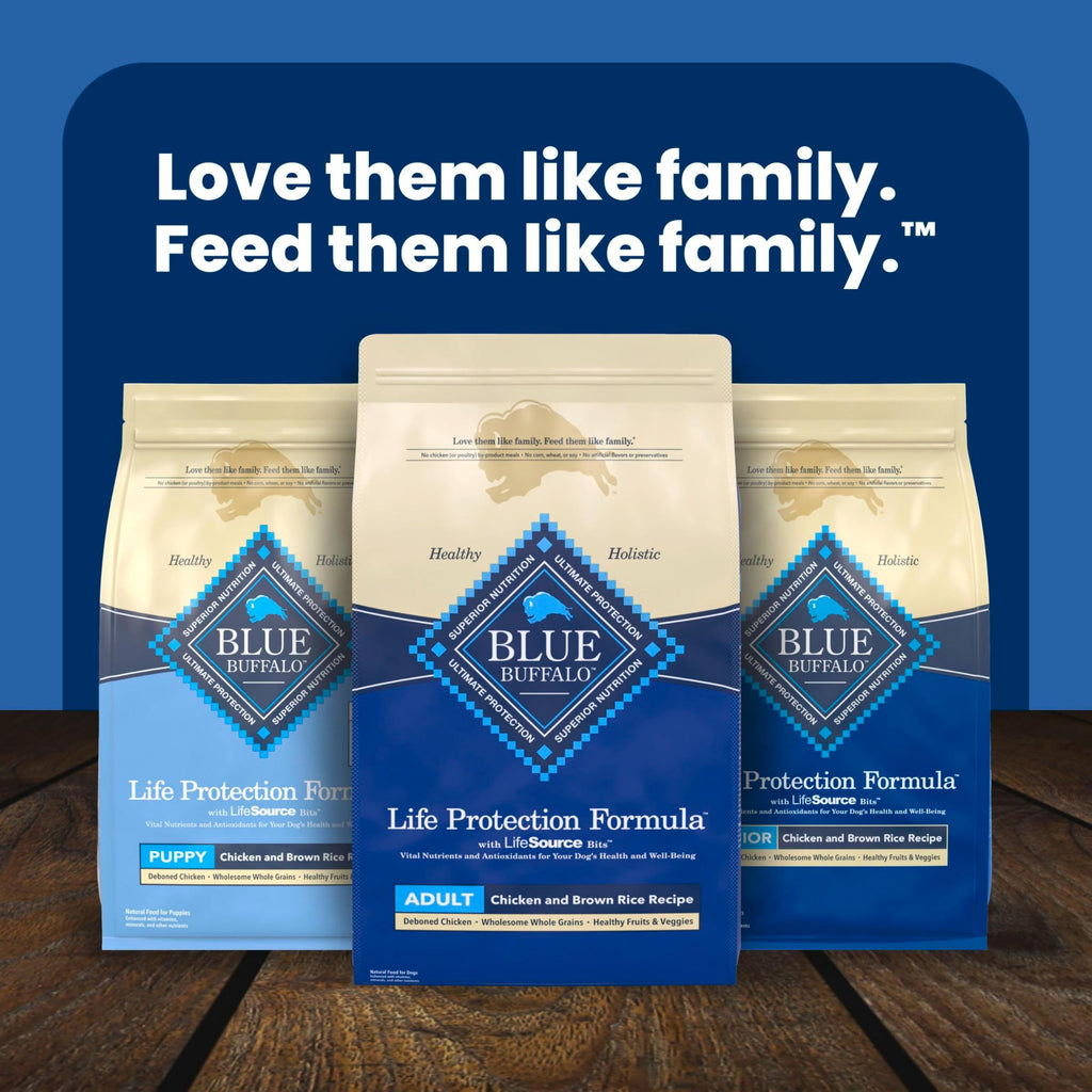 Blue Buffalo Life Protection Formula Chicken Adult Dry Dog Food, 5 lb | Real Chicken #1 Ingredient, Supports Immunity with Antioxidant-Rich LifeSource Bits, Promotes Healthy Muscle Development