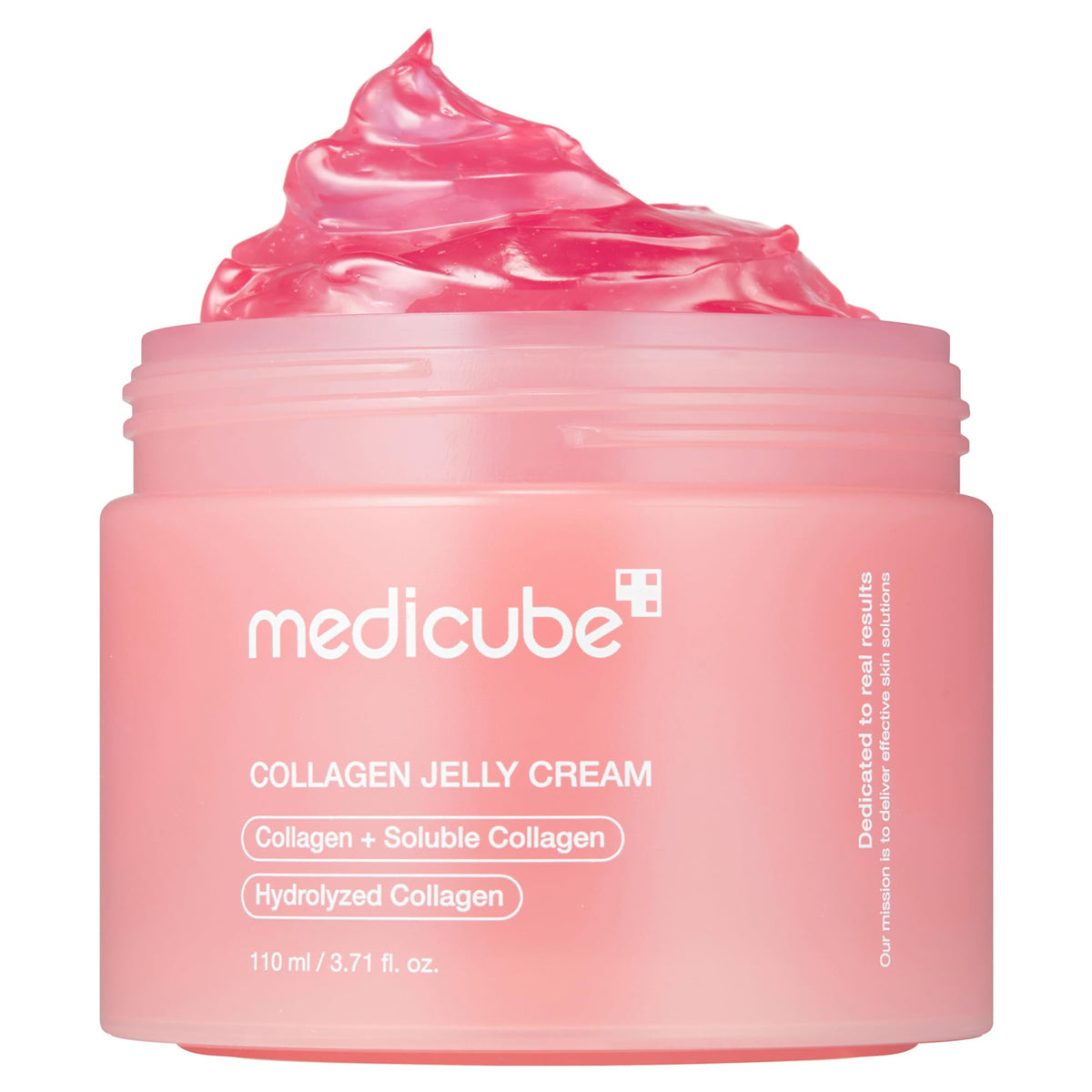 medicube Jelly Cream with Collagen & Niacinamide, 3.71 fl.oz | Freeze-Dried Hydrolyzed Collagen for Skin Barrier Hydration & 24H Glow - Plumper, Firmer looking skin, 3.71 fl.oz