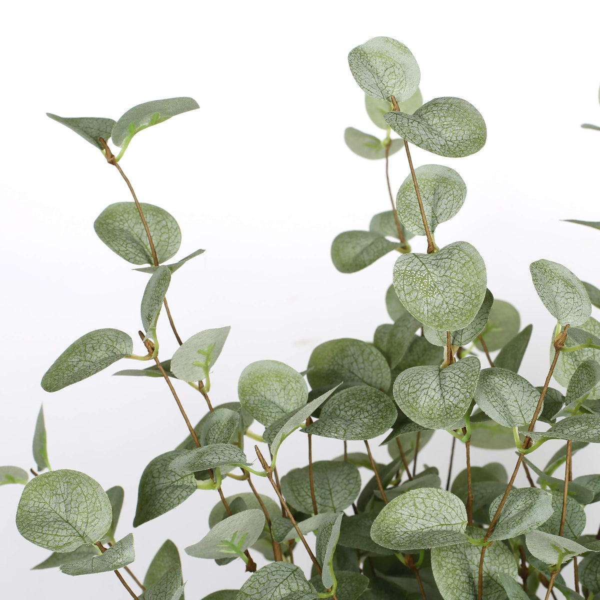 VGIA 6 Pcs 27" Eucalyptus Stems Greenery Stems Eucalyptus Leaf Spray in Green Silk Plastic Plants Floral Artificial Plants for Home Party Wedding Decoration