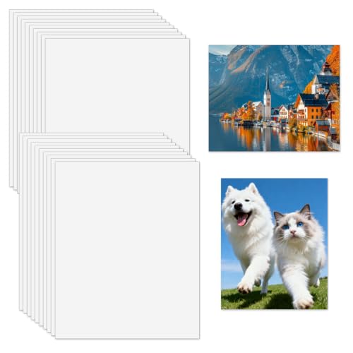 20Pcs11x14''Sublimation Metal Photo Blank 0.45mm Aluminum Sublimation Blank | Metal Sublimation Photo Blanks for DIY Printing, Wall Decor, Room Decor