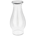 Oil Lamp Chimney Replacement – Clear Hurricane Lamp Glass Shade (Wave Style) for Kerosene Lamps – 3 Inch Base（1 Pack）