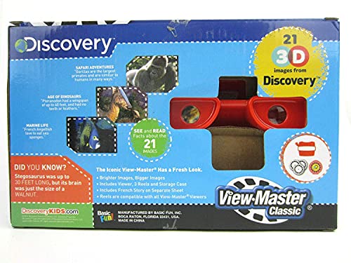 Big Game Toys~3D View-Master Discovery Kids with Free BGT Sticker Dinosaurs Marine Animals Viewmaster Viewer Box Set
