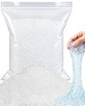 FIVEIZERO Rice Beads for Slime, 5mm Translucent Fishbowl Beads for Squishy | 400G Rice Beads For Crunchy Slime, Add Texture & Visual Appeal, Ideal For Slime Add Ins, DIY, Vase Fillers & Table Decor