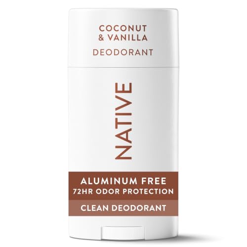 Native Deodorant Contains Naturally Derived Ingredients, 72 Hour Odor Control | Deodorant for Women and Men, Aluminum Free with Baking Soda, Coconut Oil and Shea Butter | Coconut & Vanilla