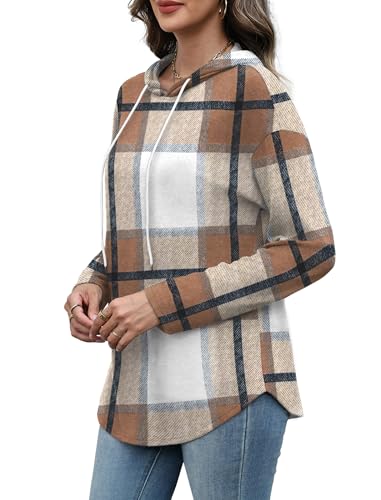 Bofell Hoodies for Women Long Sleeve Shirts Fall Clothes 2026 Outfits Crewneck Sweatshirts Winter Fashion Clothing