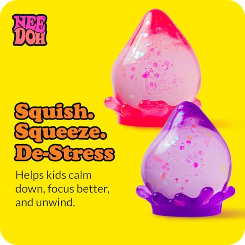 Schylling NeeDoh Dream Drop - Sensory Squeeze Toy with Dreamy Smooth Squeeze - 3" Tall - Color May Vary (Pack of 1)
