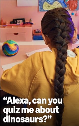 Amazon Echo Dot Kids (newest model), Smart speaker to enjoy age-appropriate audiobooks, sleep routines and Alexa+ experiences to create and learn, Stardust design