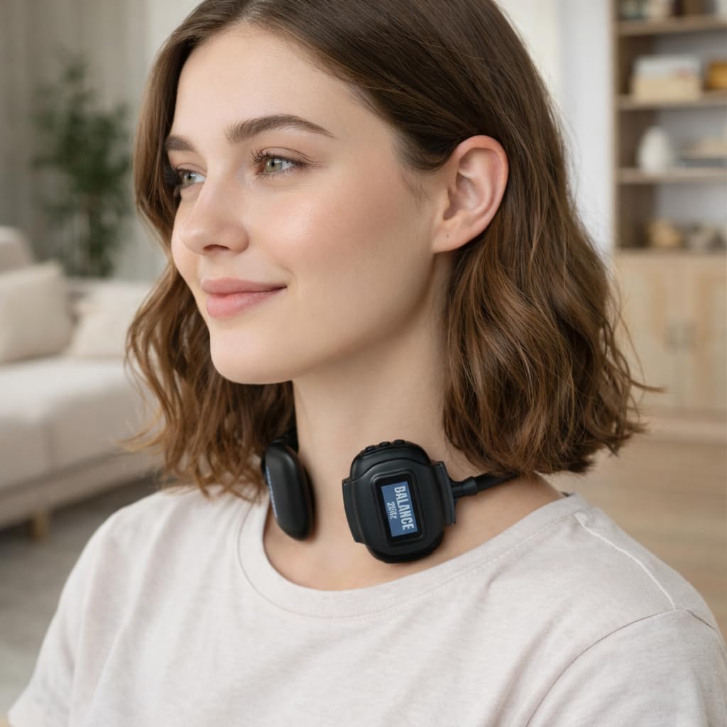 Neck Fit Wellness Wearable Device – 6 Modes for Rest, Stress Balance, Clarity & Ease – App-Free & Subscription-Free, Non-Metal Contact Design