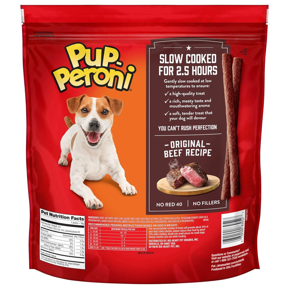 Pup-Peroni Original Beef Recipe Dog Treats, 38 Oz. Bag