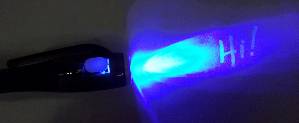 House of Marbles Invisible Ink UV Light Spy Pen, for Kids Notebooks, with Magic Secret Message Writing