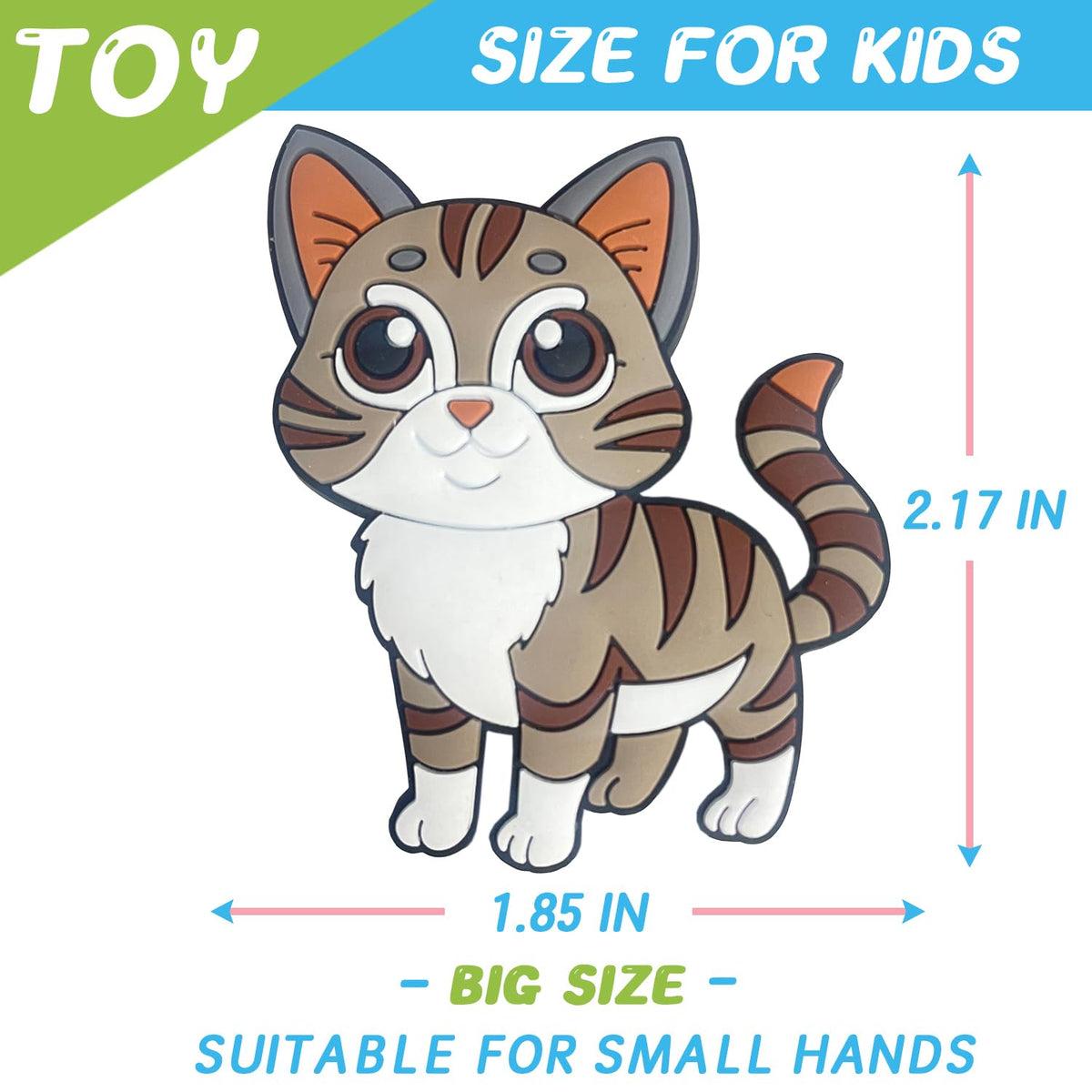DUUMI Fridge Magnets for Toddlers Farm Animals, Full Back Magnetic Animals | Cute Safe Soft Large Refrigerator Magnets for Kids 1-3, Toddler Magnet for Refrigerator, Kid Magnet for Fridge and Whiteboard