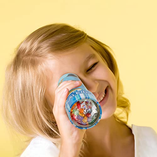 iKeelo Classic Tin Kaleidoscopes 2 Pack, Fun to Discover the Hidden Animals | Crystal Clear View, Educational Kaleidoscope Toy, Vintage Retro Toys in Gift Box