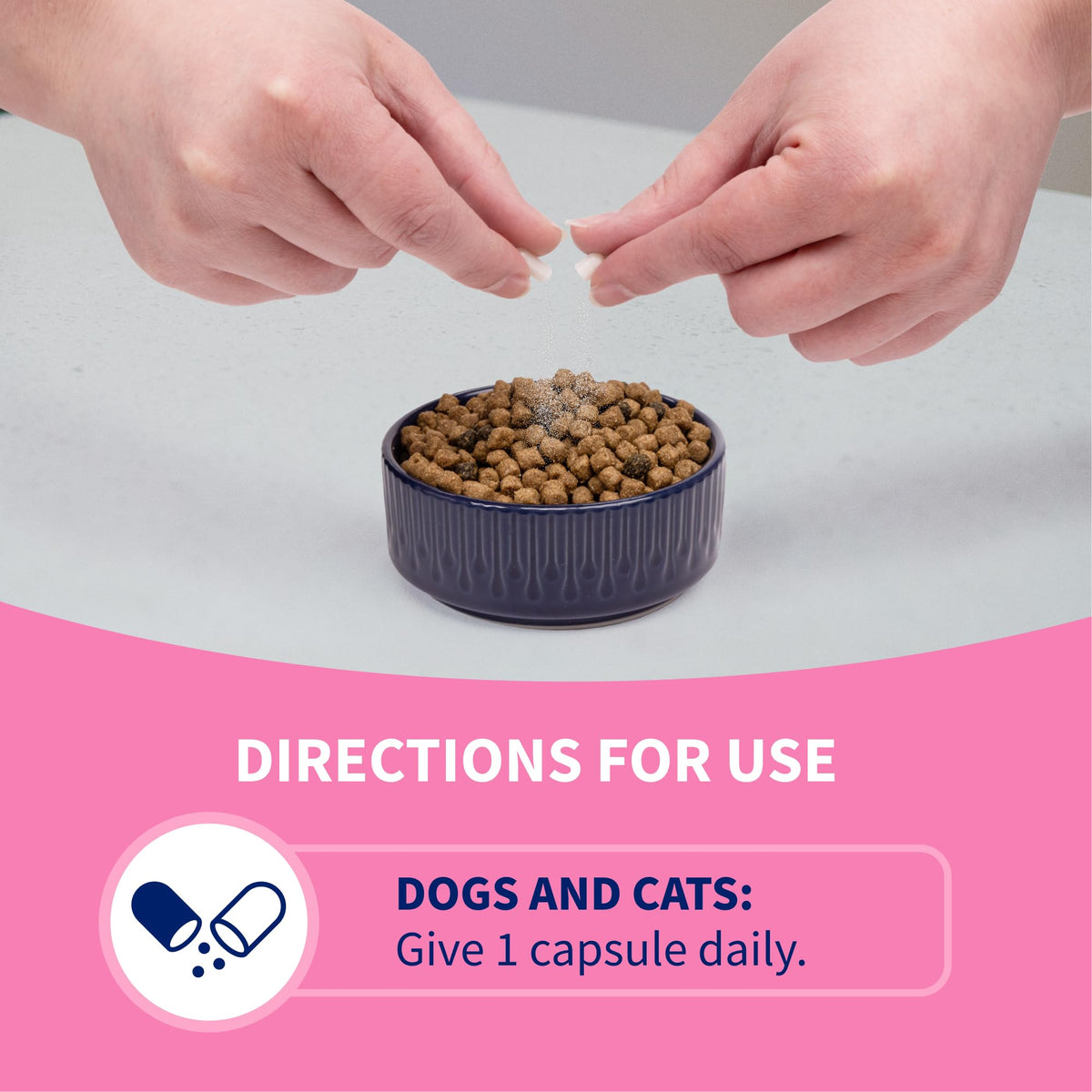 Nutramax Proviable Probiotics for Dogs & Cats, Sprinkle Capsules, 30ct | Probiotics for Cats and Dogs, Plus Prebiotics, Daily Gut Health Support Supplement, Multiple Strains, Sprinkle on Food