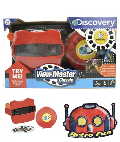 Big Game Toys~3D View-Master Discovery Kids with Free BGT Sticker Dinosaurs Marine Animals Viewmaster Viewer Box Set
