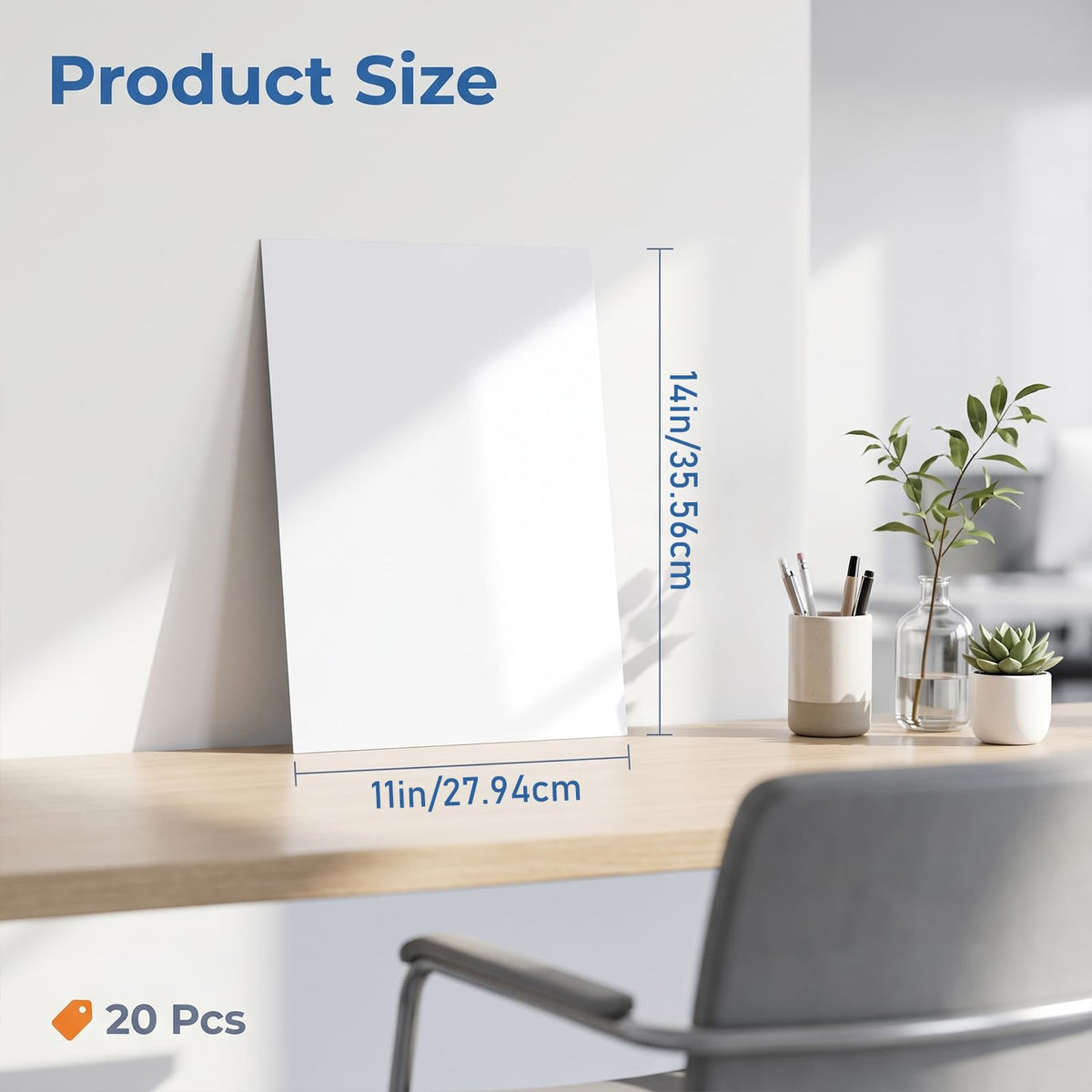 20Pcs11x14''Sublimation Metal Photo Blank 0.45mm Aluminum Sublimation Blank | Metal Sublimation Photo Blanks for DIY Printing, Wall Decor, Room Decor