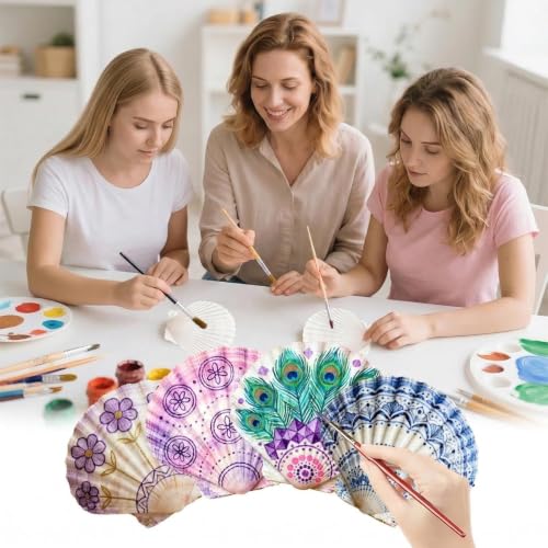 10PCS Natural Large Scallop Shells for Crafts, 4-5 in White Sea Shells, DIY | Smooth, cleaned surfaces suit painting, resin art, candle making, baking displays, weddings, classrooms and ocean parties.