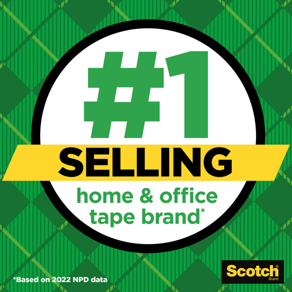 Scotch Magic Tape, 3 Dispensered Rolls, 3/4 x 300 Inches, Clear | Numerous Applications, Invisible, Clear Tape Engineered for Repairing