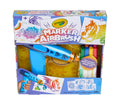 Crayola Marker Airbrush Spray Art Kit, 8 Washable Markers, 5 Stencils | Arts & Crafts Toys for Kids, Birthday, Holiday Gifts for Girls & Boys 6+, Battery-Powered Sprayer Kids Activities