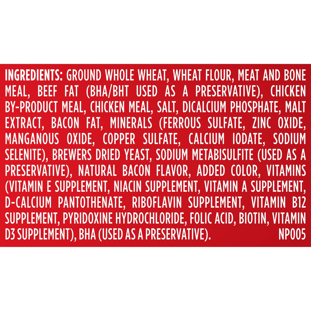 Milk-Bone Flavor Snacks Mini’s Dog Treats, 36 Oz. | 5 calories per treat, 15% protein, 3 flavors per canister (beef, chicken & bacon, naturally & artificially flavored)